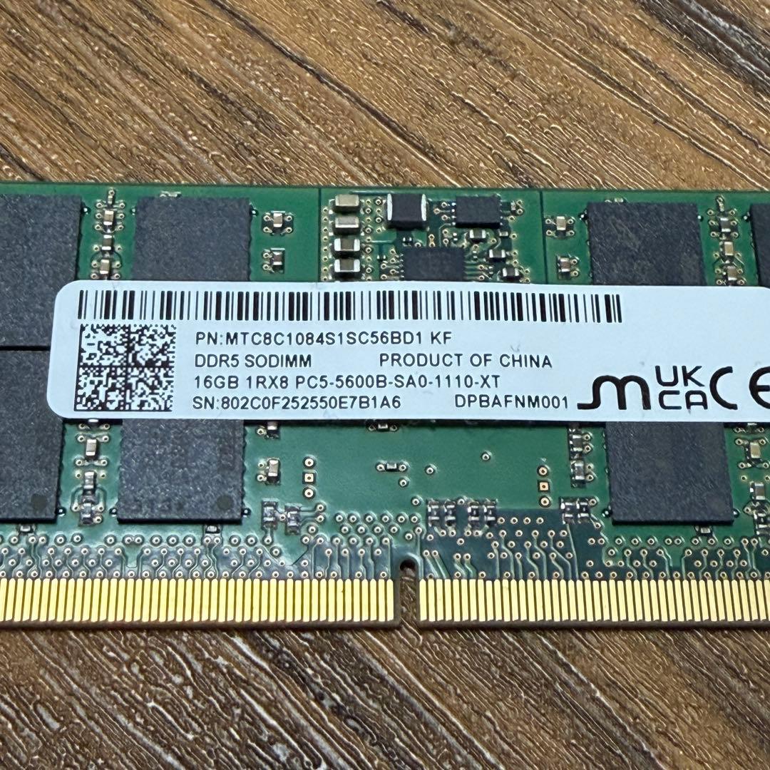16GB DDR5 SODIMM メモリー PC5-5600B ① メモリー SO-DIMM DDR5-5600」の人気商品一覧 | 安い商品を通販サイト