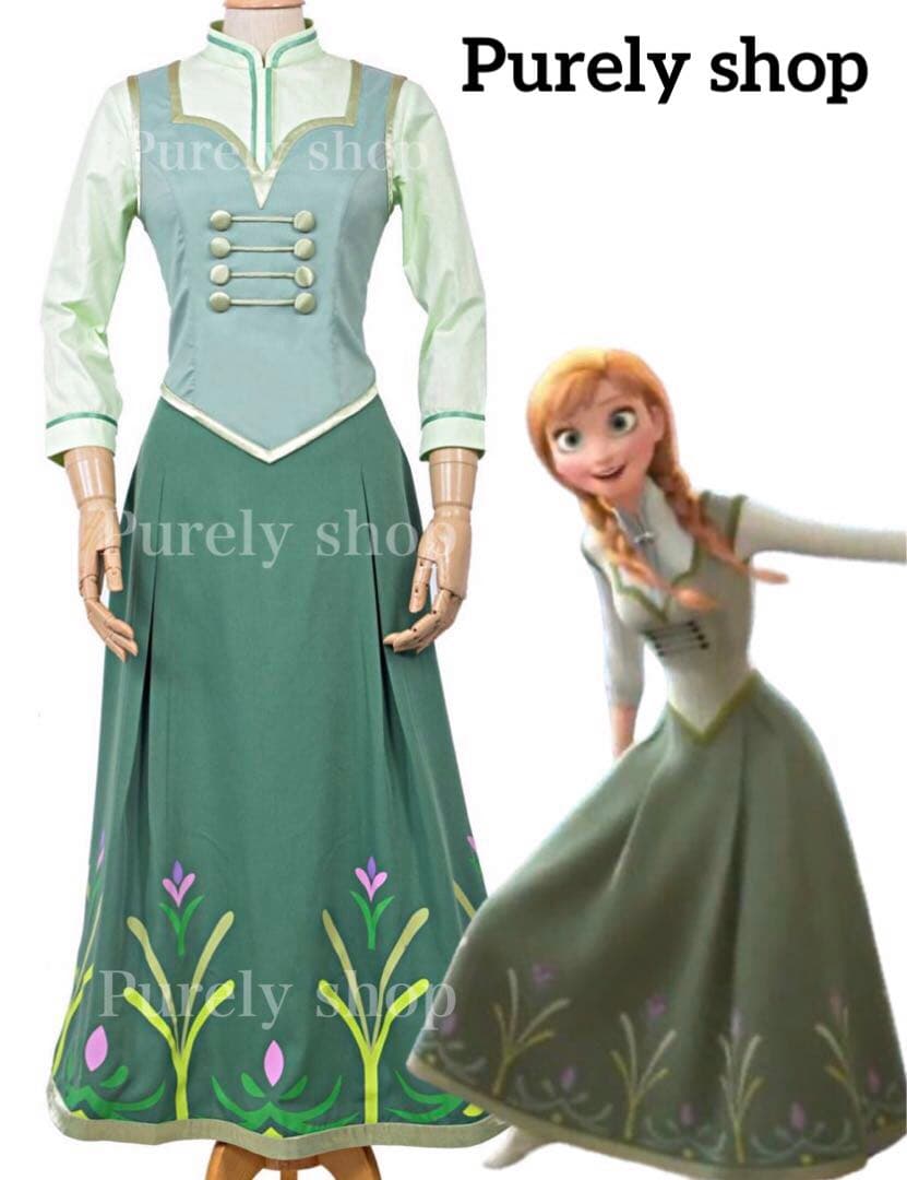 ディズニー アナと雪の女王 エンディング スケート ドレス Dハロ 衣装