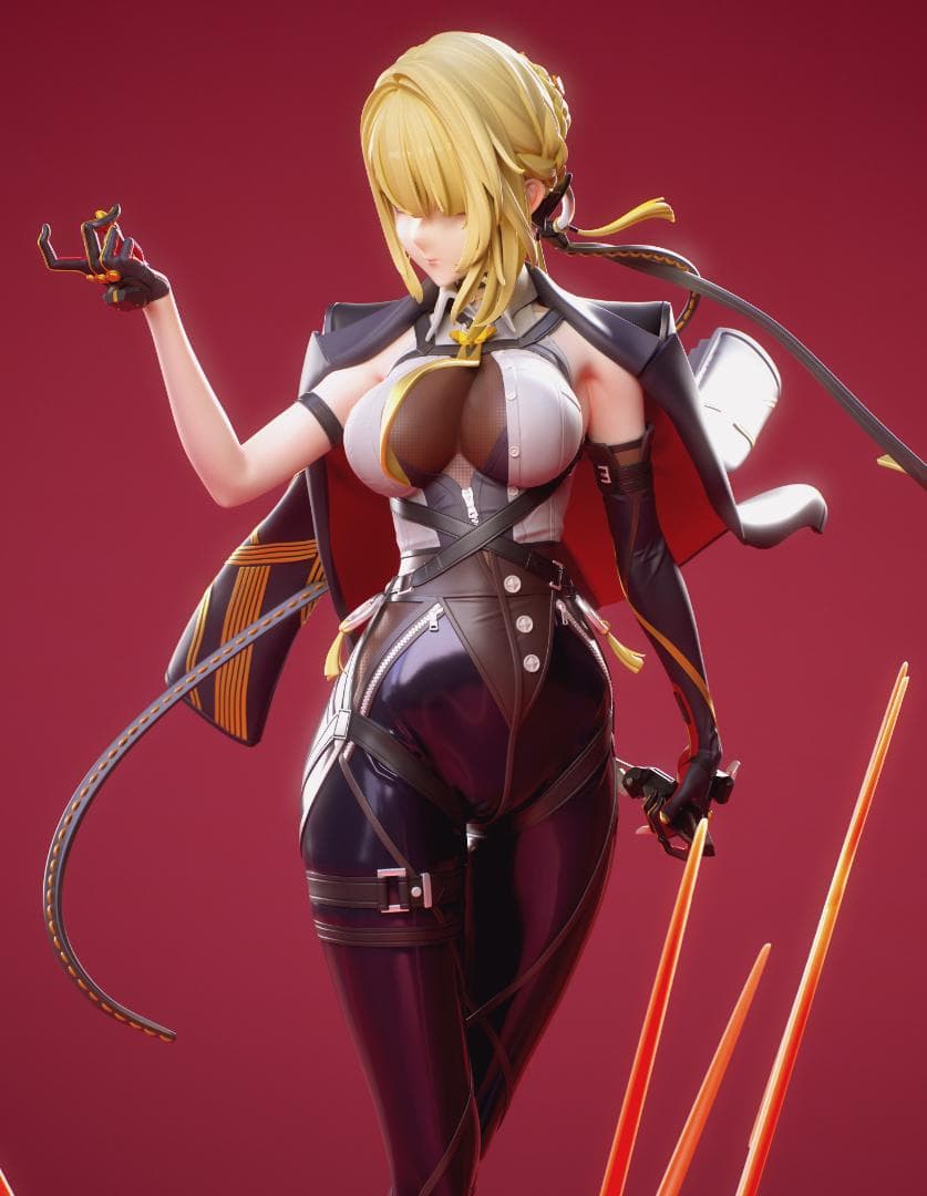 ガレージキット ゼンレスゾーンゼロ イヴリン / 未塗装未組立 ゼンゼロ