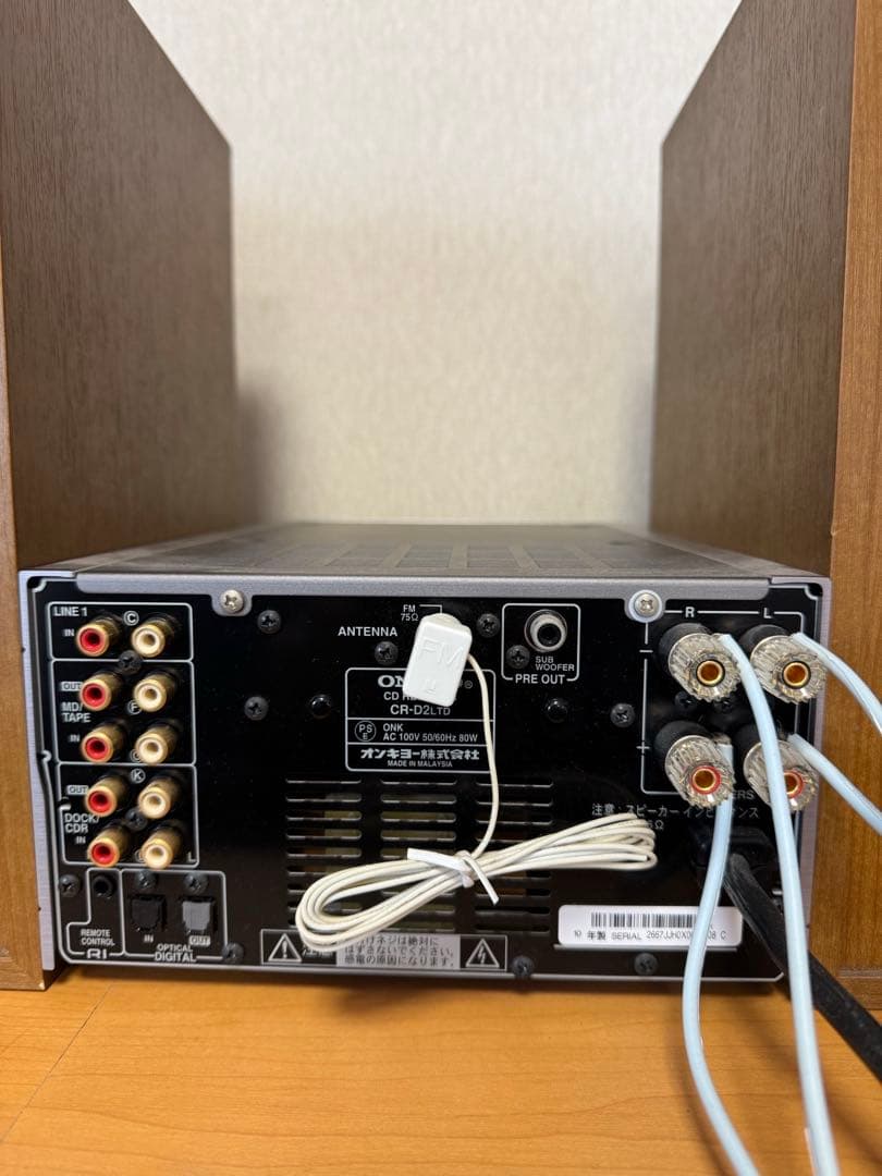 ONKYO CR-D2LTDミニコンポ DENONスピーカー - メルカリ