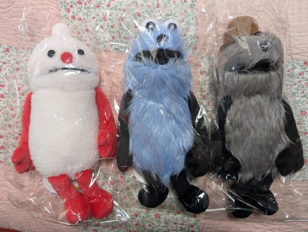 パペットスンスン ぬいぐるみ ３体とショッパー５種類セット ポップアップ