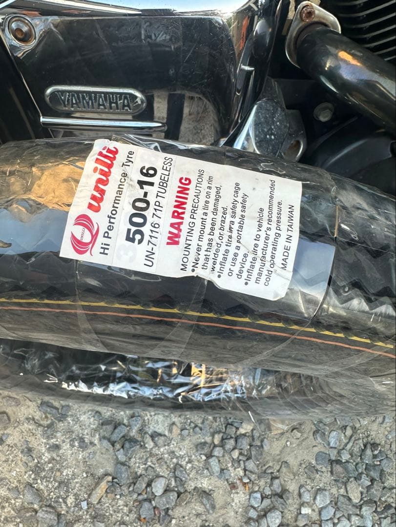 ドラッグスター400 16インチ UNILLI タイヤホイールセット売り - メルカリ