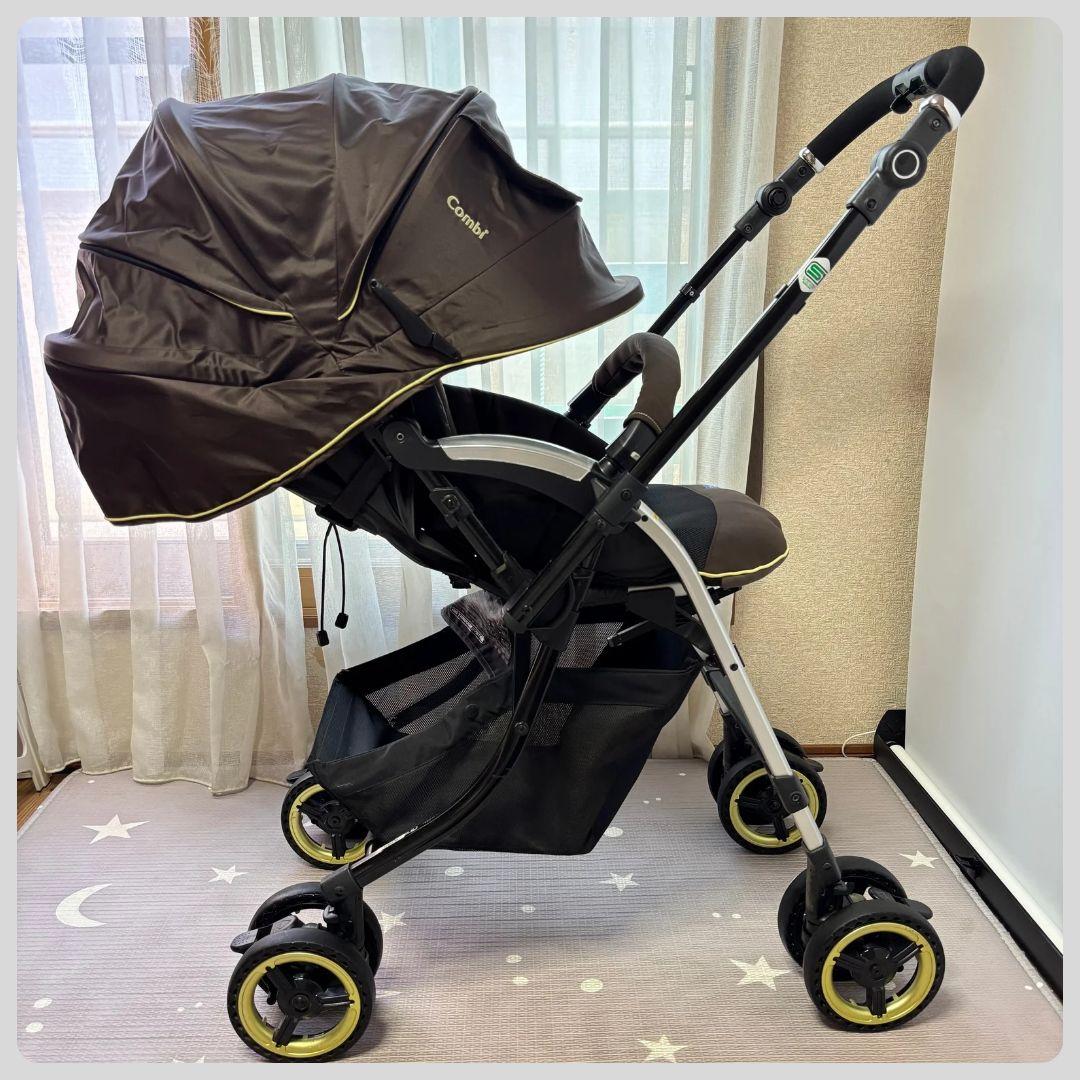 《美品❣️》コンビ 　ベビーカー　ネムリエ　オート4キャス UE-720