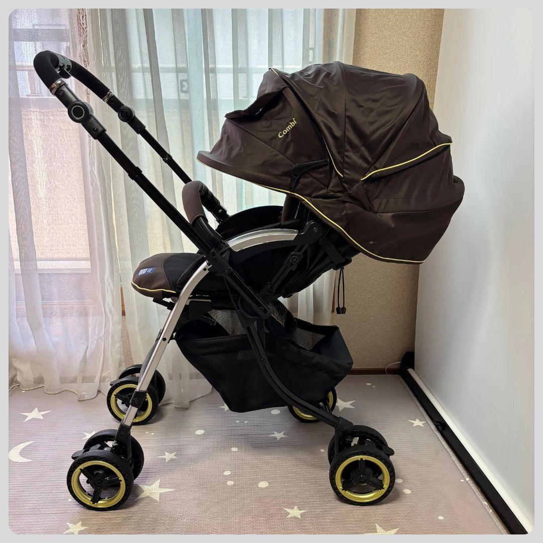 《美品❣️》コンビ 　ベビーカー　ネムリエ　オート4キャス UE-720