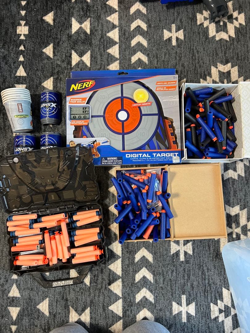 Nerf Hyperfire Elite & X-Shot セット