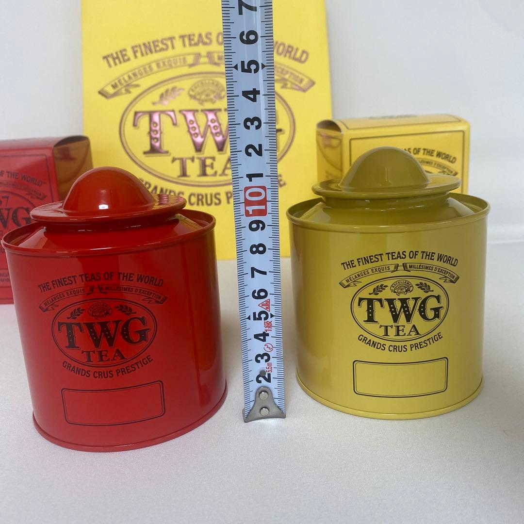 twg 紅茶缶 （缶のみ） 2個セット インテリアに！茶葉入れに！ - メルカリ