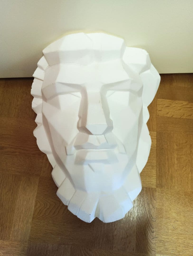 石膏　大顔面　面取り　ルキウスウェルス帝 K-185 ルキウス・ウェルス帝胸像 - 日本で唯一の石膏像専門ショップ