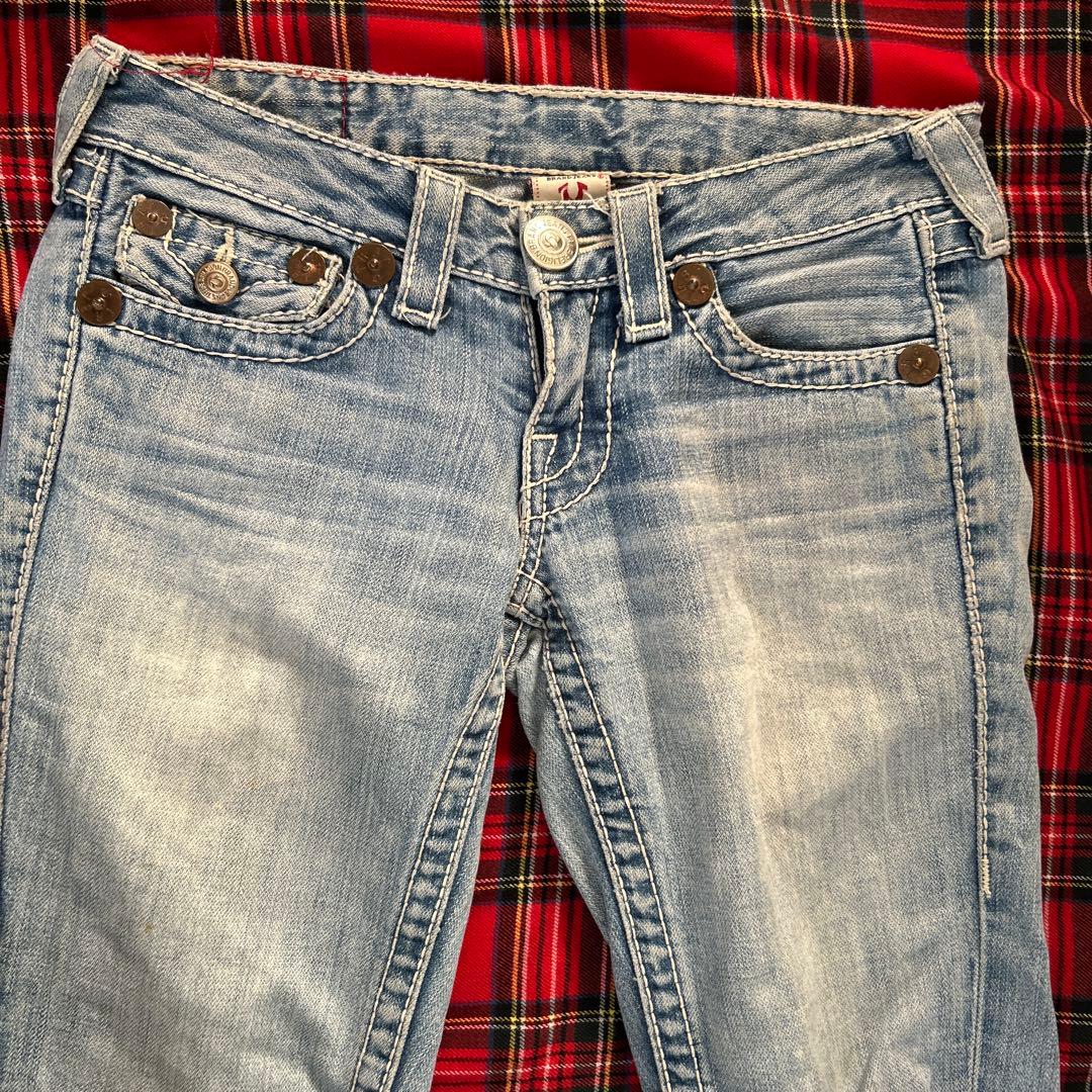 True Religion ブーツカットデニムライトブルー 平成 ギャル