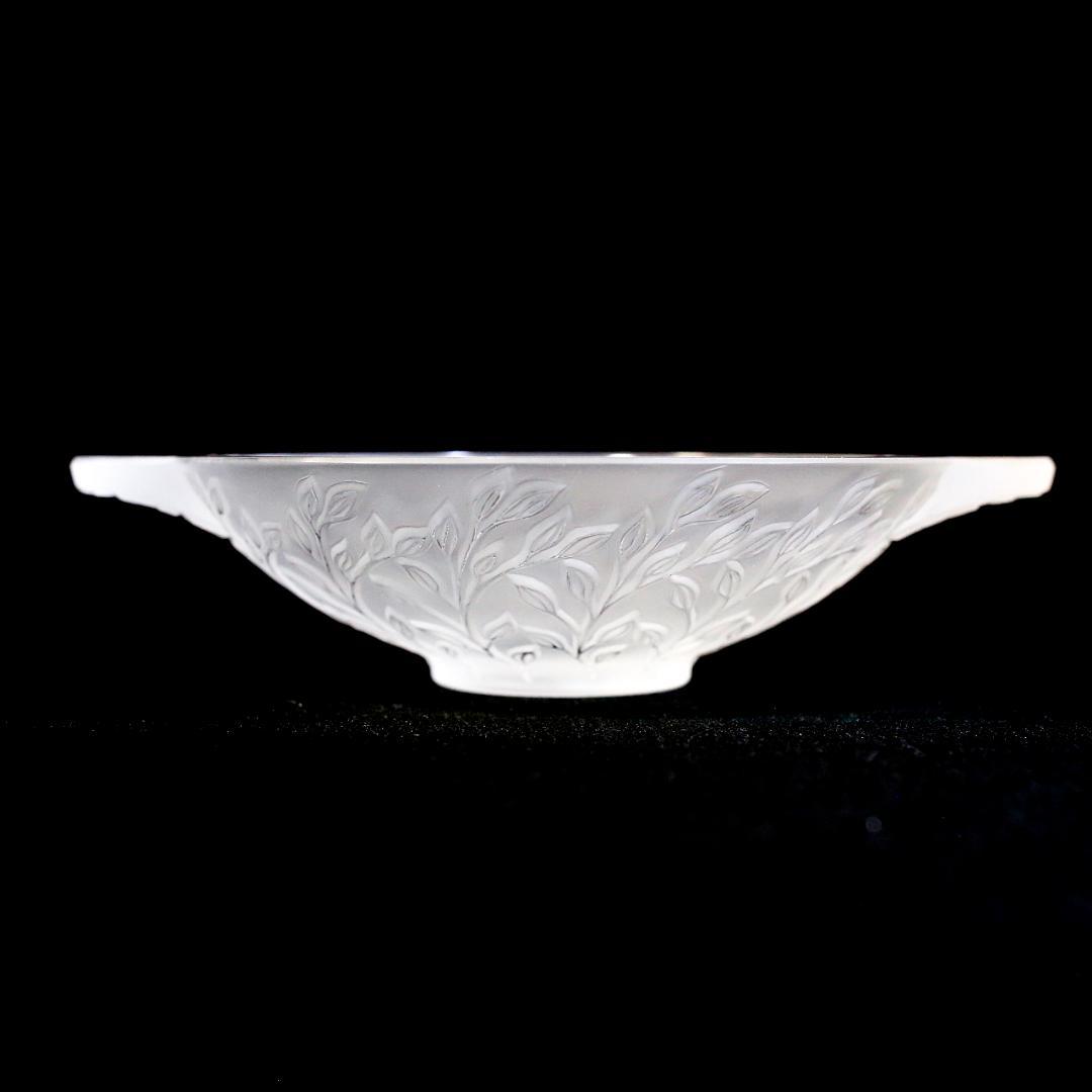 極美品 送料込】ラリック クリスタル ボウル シェブレフォイユ LALIQUE