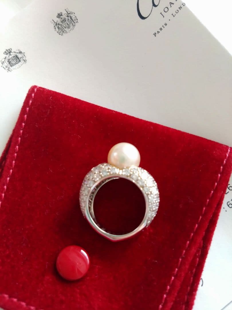 Cartierダイヤリングjuliette wg 希少品