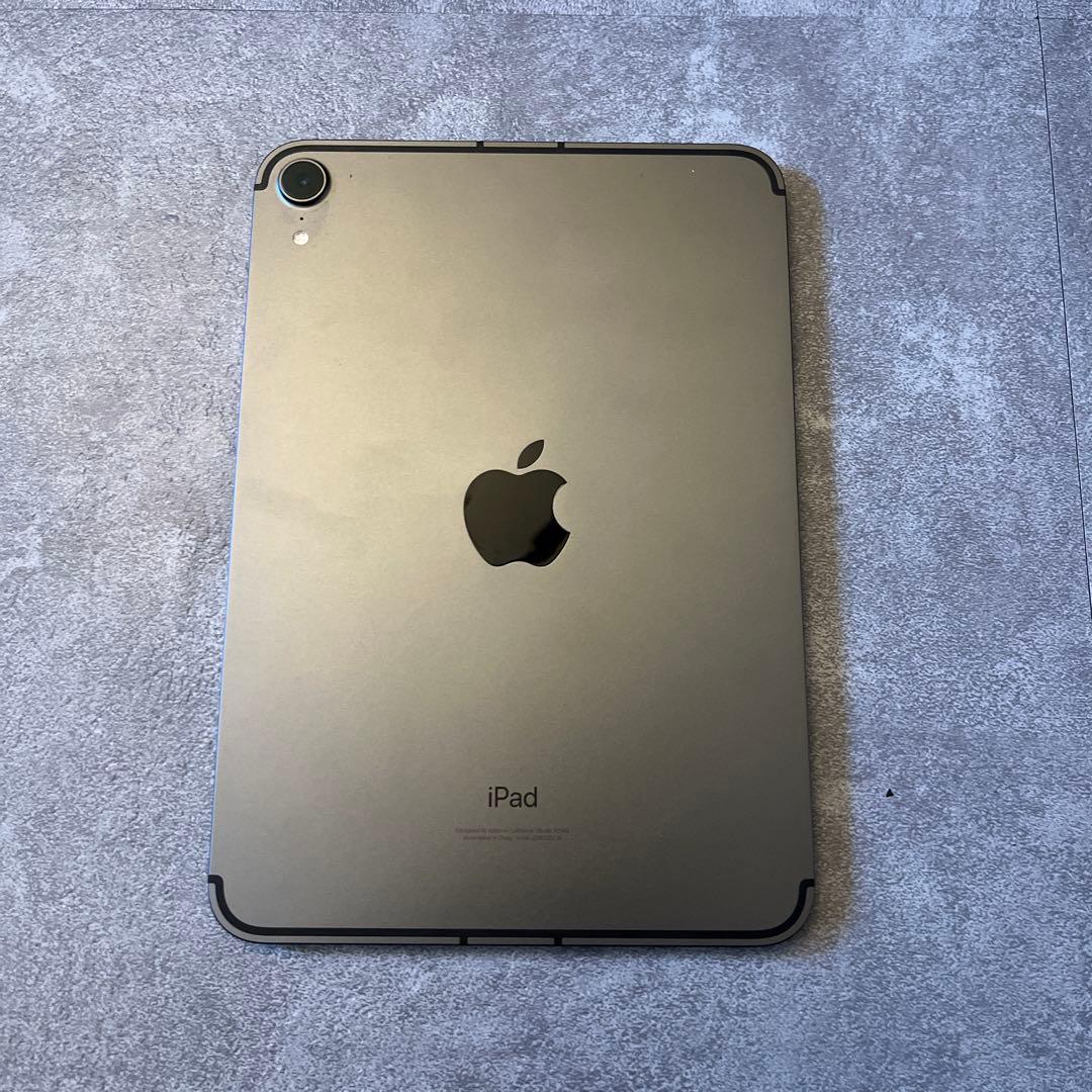 iPad mini 6 64GB wifi+セルラー スペースグレイ 本体 - メルカリ