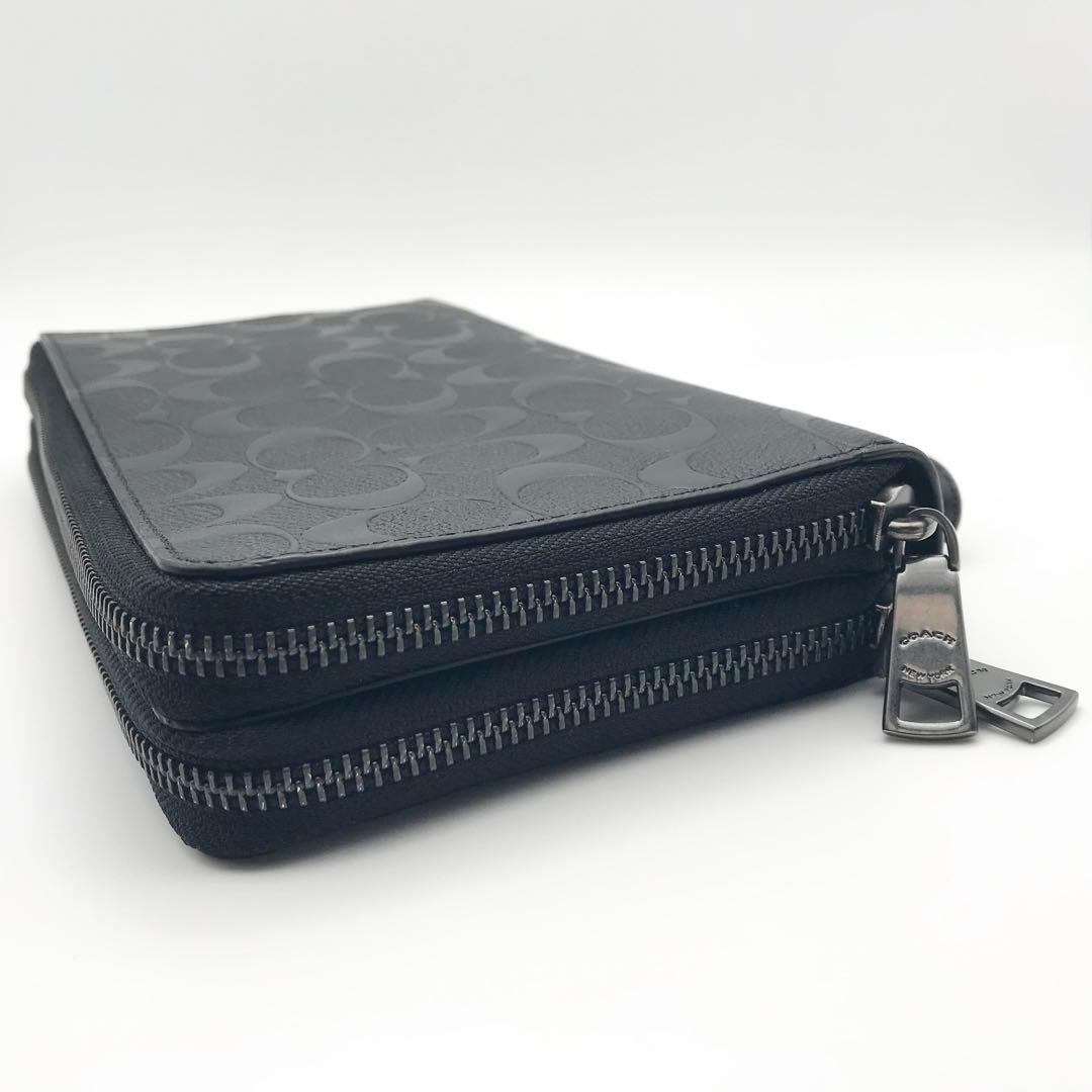 COACH ☆大人気☆ ダブルジップ トラベルオーガナイザー シグネチャー
