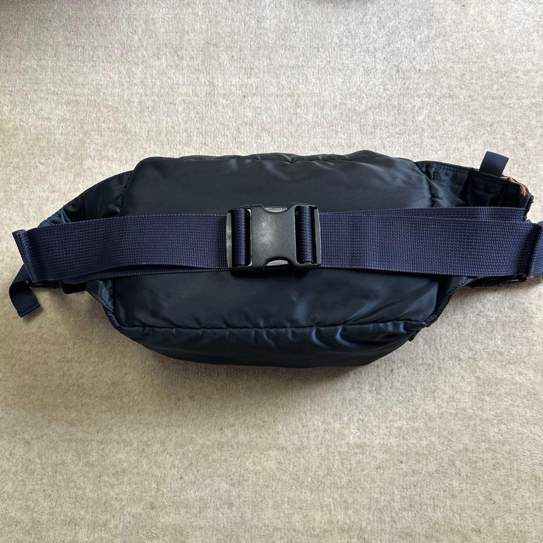 美品 廃盤 PORTER ヘッドポーター タンカー ウエストバッグ ネイビー