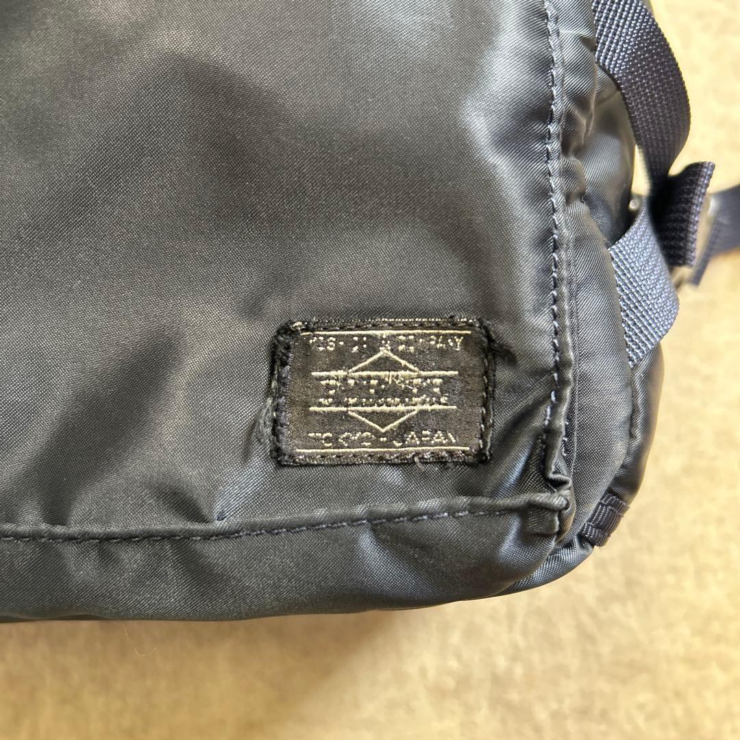 美品 廃盤 PORTER ヘッドポーター タンカー ウエストバッグ ネイビー