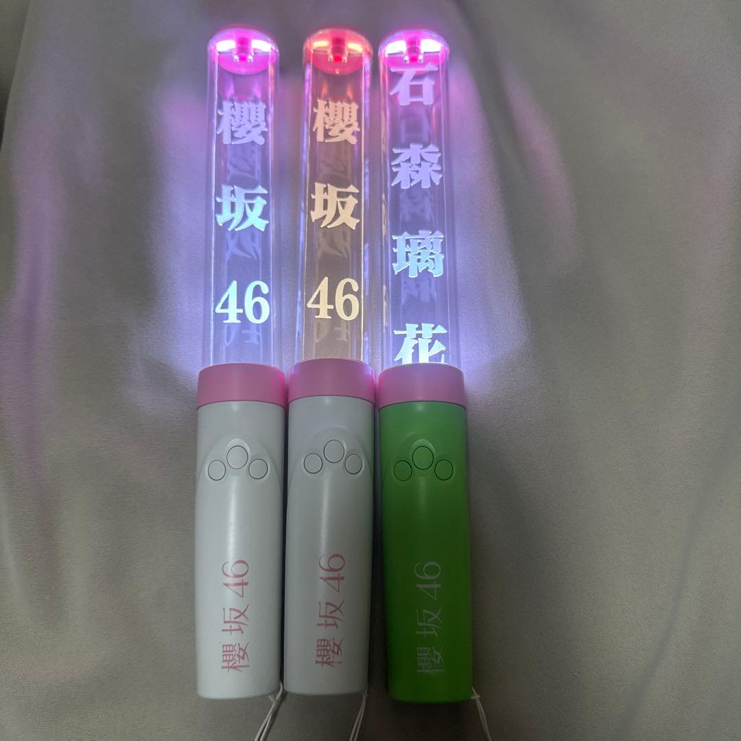 櫻坂46 石森璃花 推しメンペンライト 推しメンマフラータオル アクキーセット