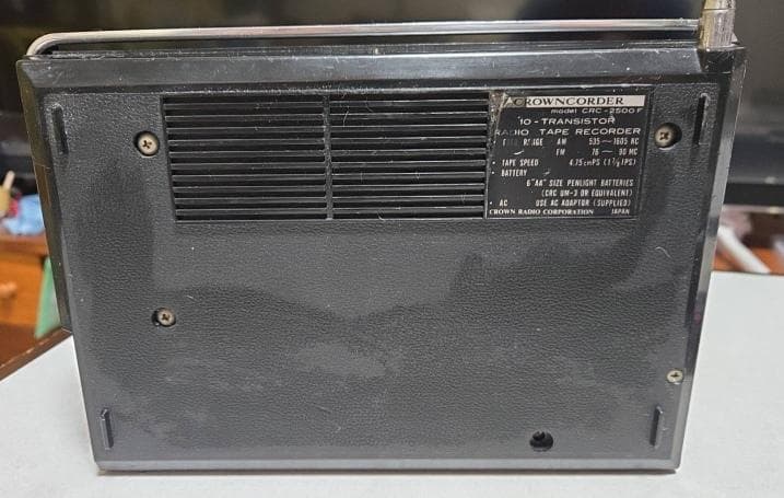 Vintage CROWN CORDER Crc-2500F クラウンコーダー - メルカリ