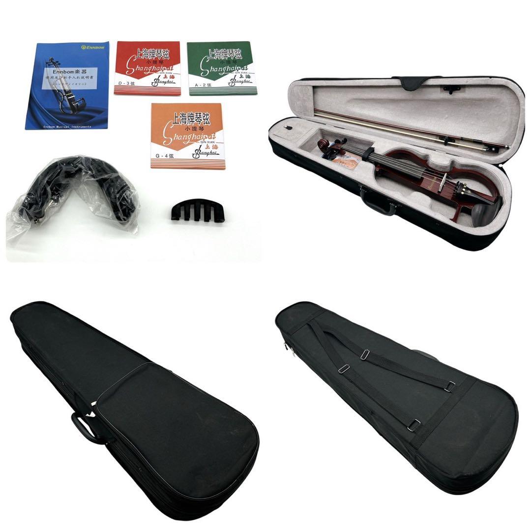 ENNBOM サイレントバイオリン HVPV-30 エレキバイオリン 4/4