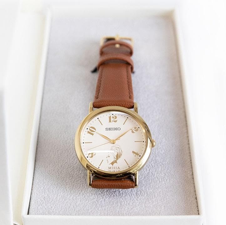 MISIAデビュー25周年× SEIKOコラボレーション300限定モデルキャメル