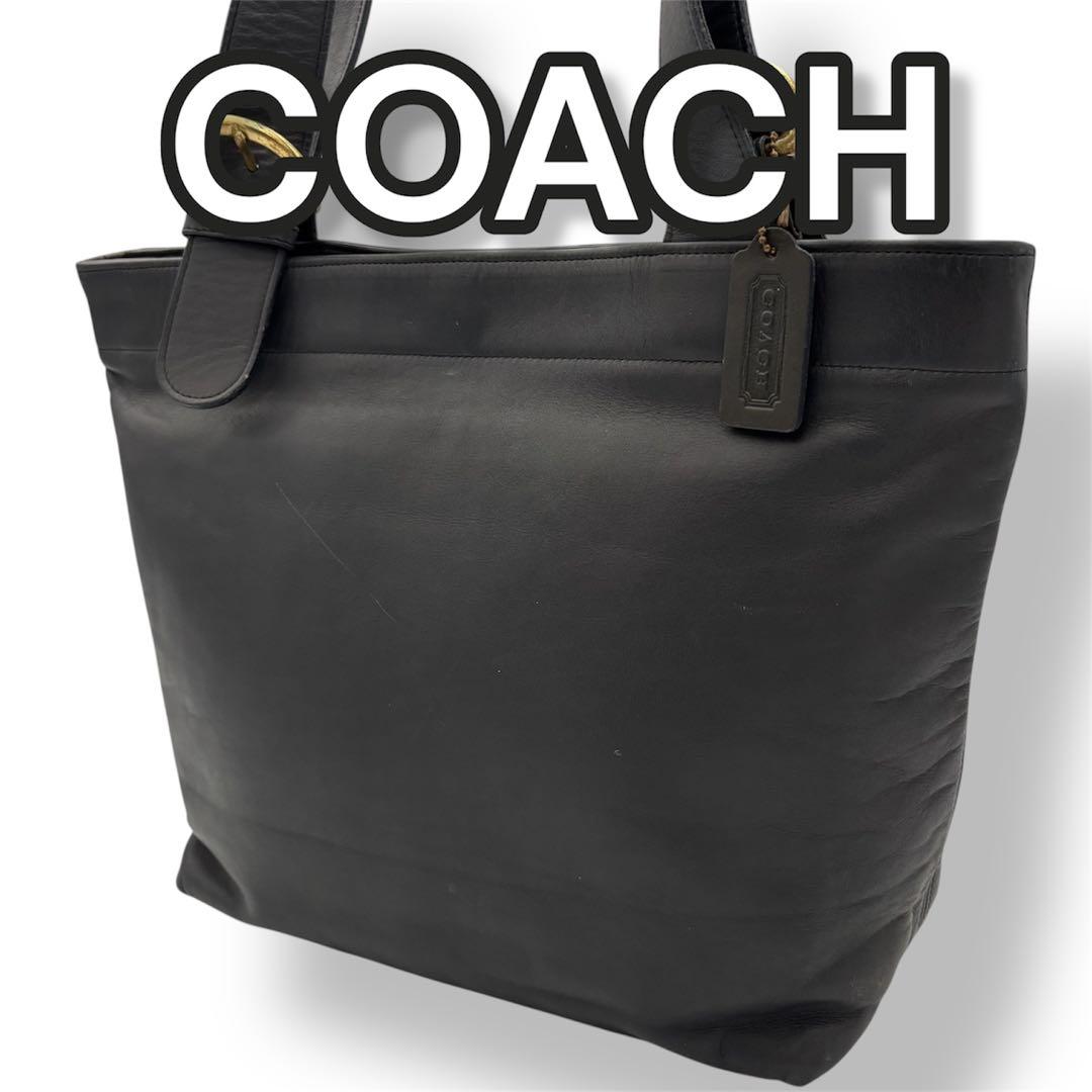オールドコーチ COACH 4140トートバッグ A4 レザー ブラック コーチ
