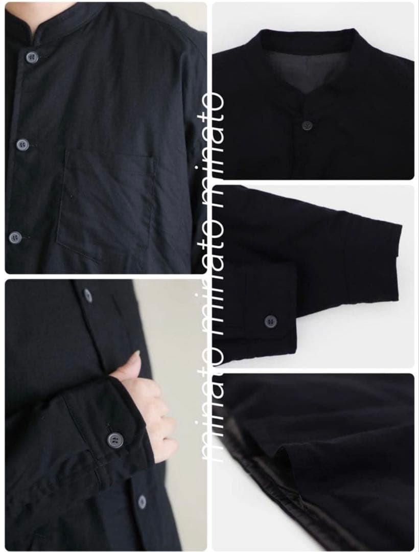 現行品 完売品 未使用 ゴーシュ スタンドカラー ビッグダウンシャツ