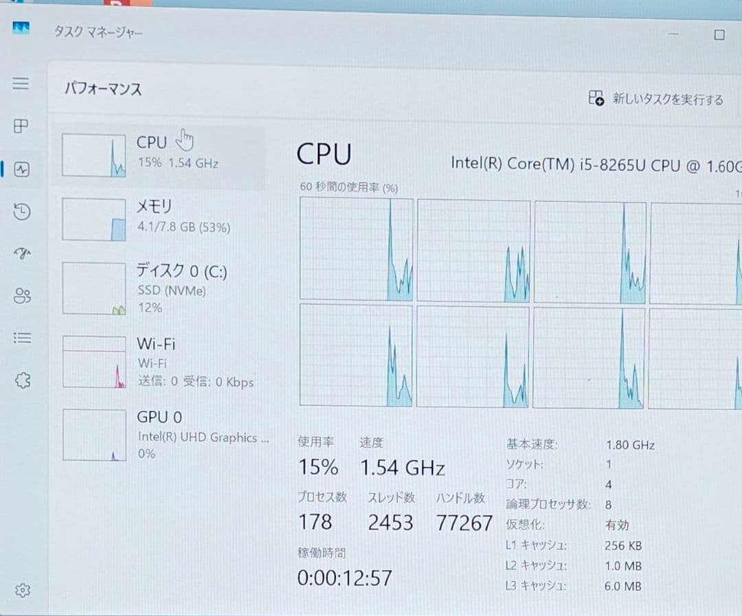 F-39/8世代i5/DELL Latitude 3301/SSD256/8GB