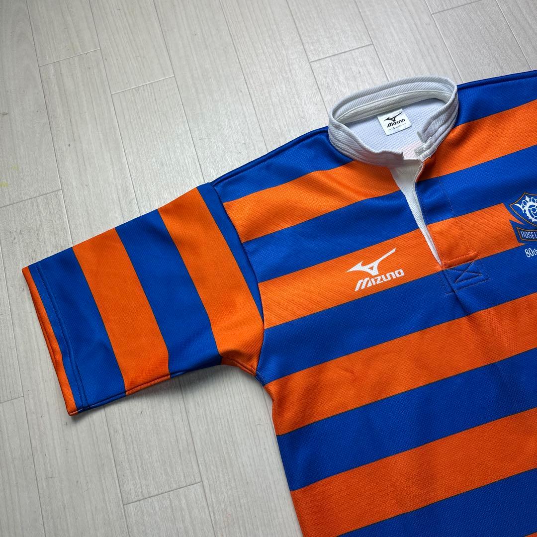 ミズノ法政大学ラグビー部ラガーシャツジャージユニフォームL 創部80