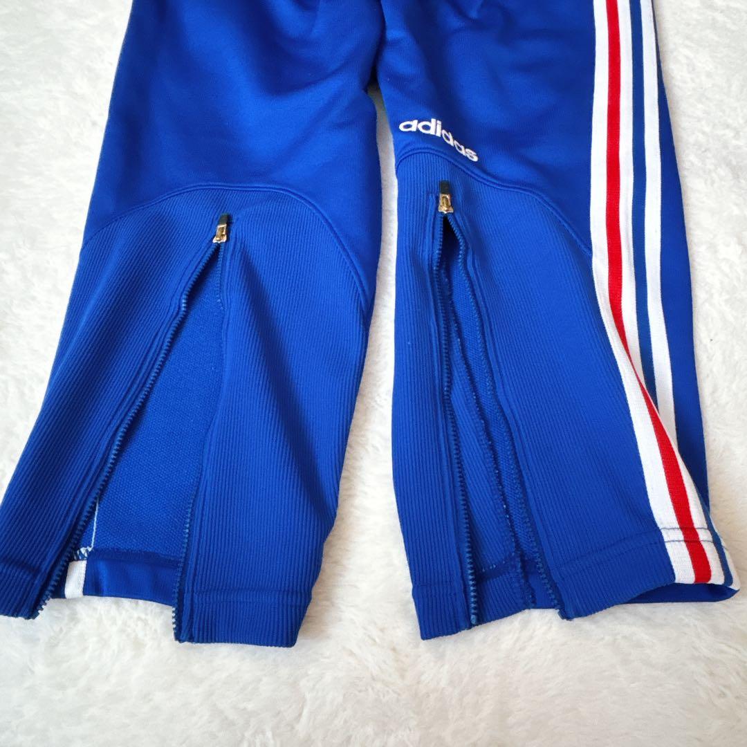 80s アディダス ヴィンテージ セットアップ ジャージ ブルー