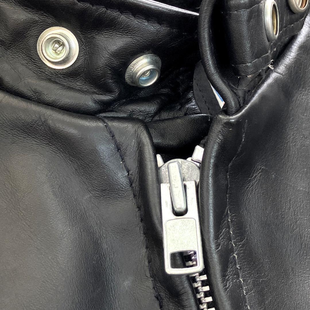 Schott 本革シングルライダースジャケット 44 ボアライナー R8SD12