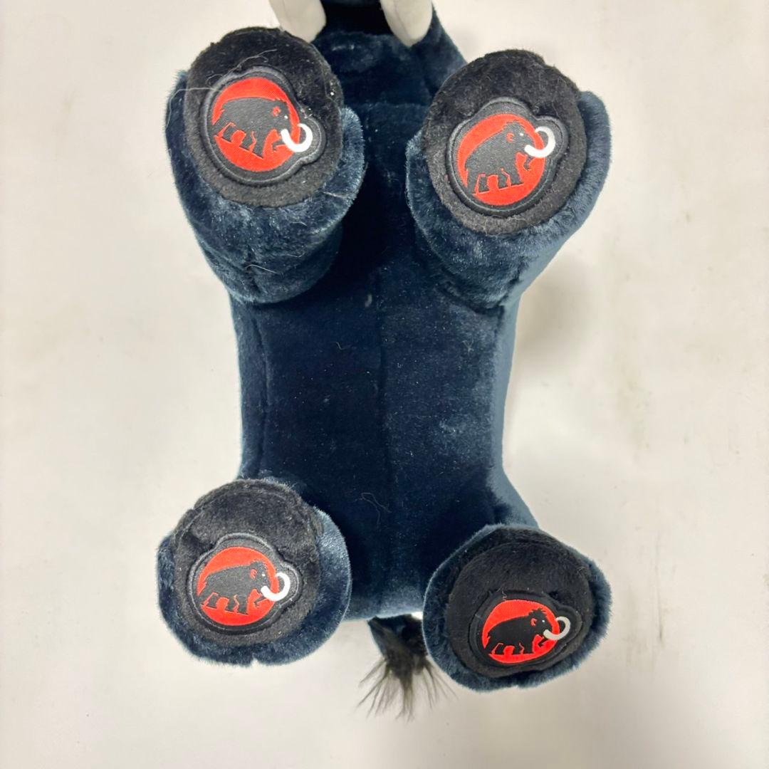 MAMMUT ぬいぐるみ マンモス型 非売品 ビッグサイズ 黒色 ふわふわ