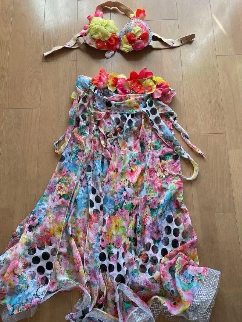 【美品☆再SALE】ベリーダンス　トロピカルデザイン　デザイナーデザイン 一般社団法人日本ベリーダンス連盟 | 日本ベリーダンス芸術の普及振興