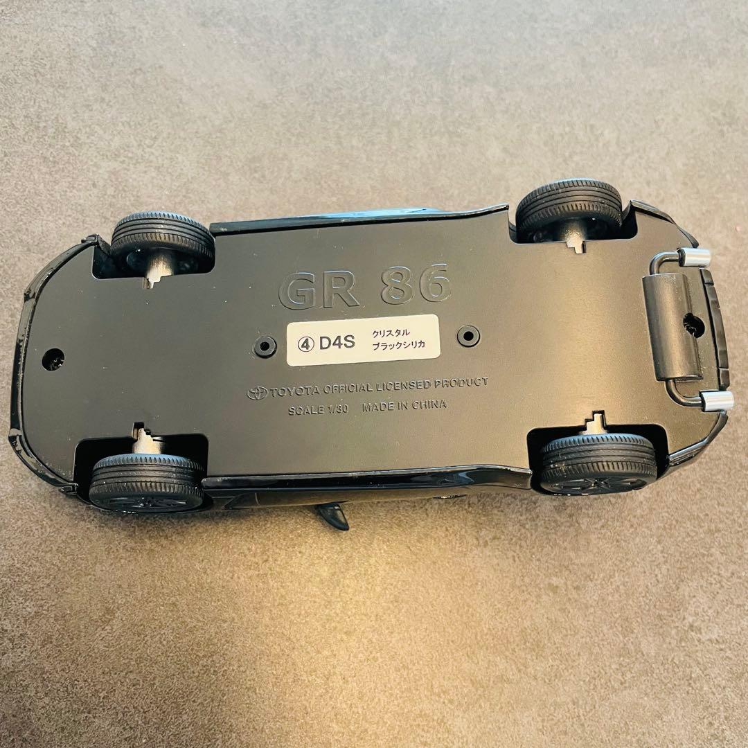 トヨタ GR86 1/30 ミニカー クリスタルブラックシリカ D4S - メルカリ