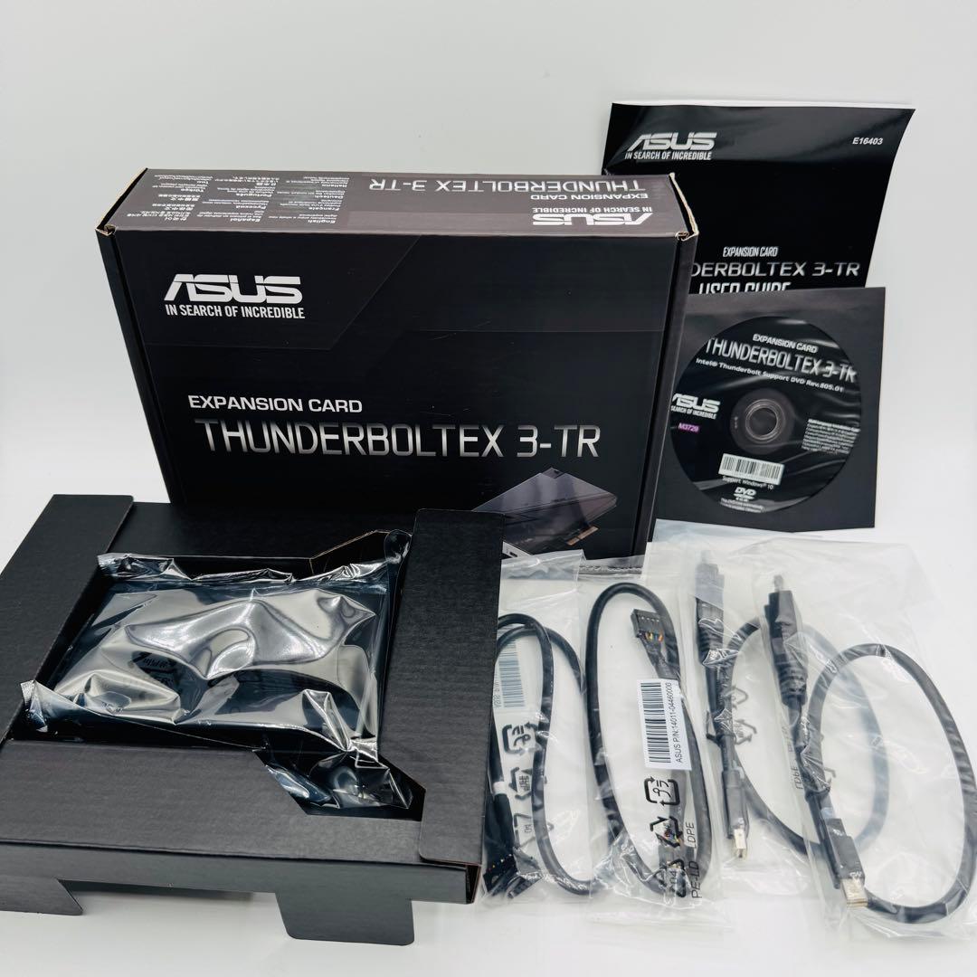 【未使用】ASUS THUNDERBOLTEX 3-TR 拡張カード ASUSのThunderbolt 3カード「ThunderboltEX 3-TR」が入荷 - AKIBA PC