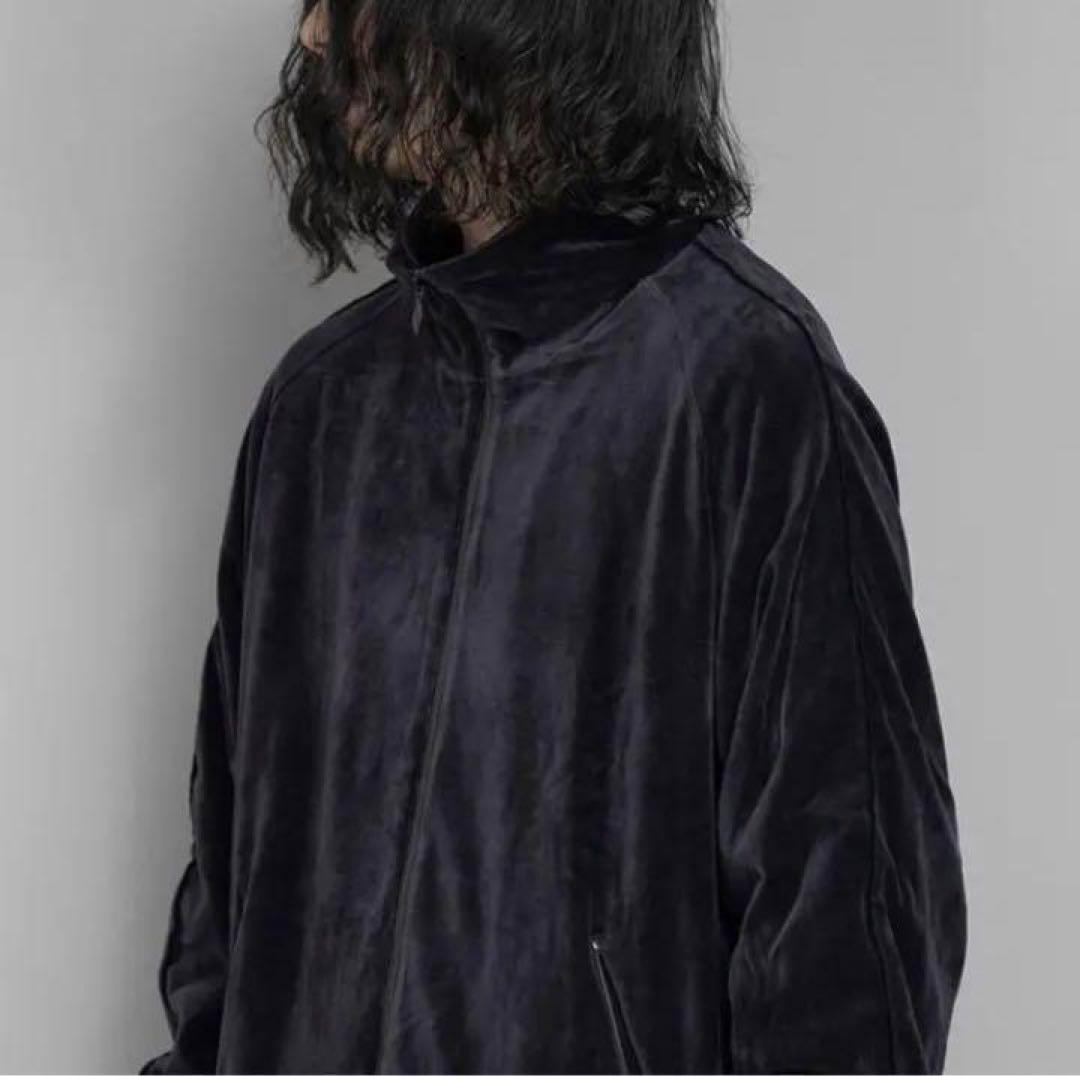 美品】COMOLI／22AW／ベロアジャージトラックジャケット／サイズ3