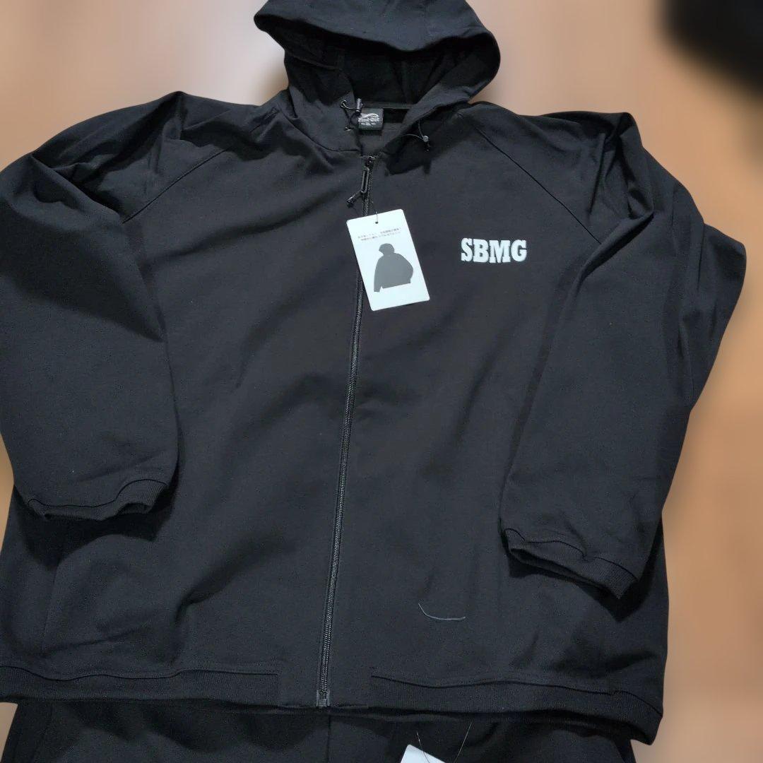 SBMG】ドリブンスウェット セットアップ ジョガーパンツ 3L ブラック