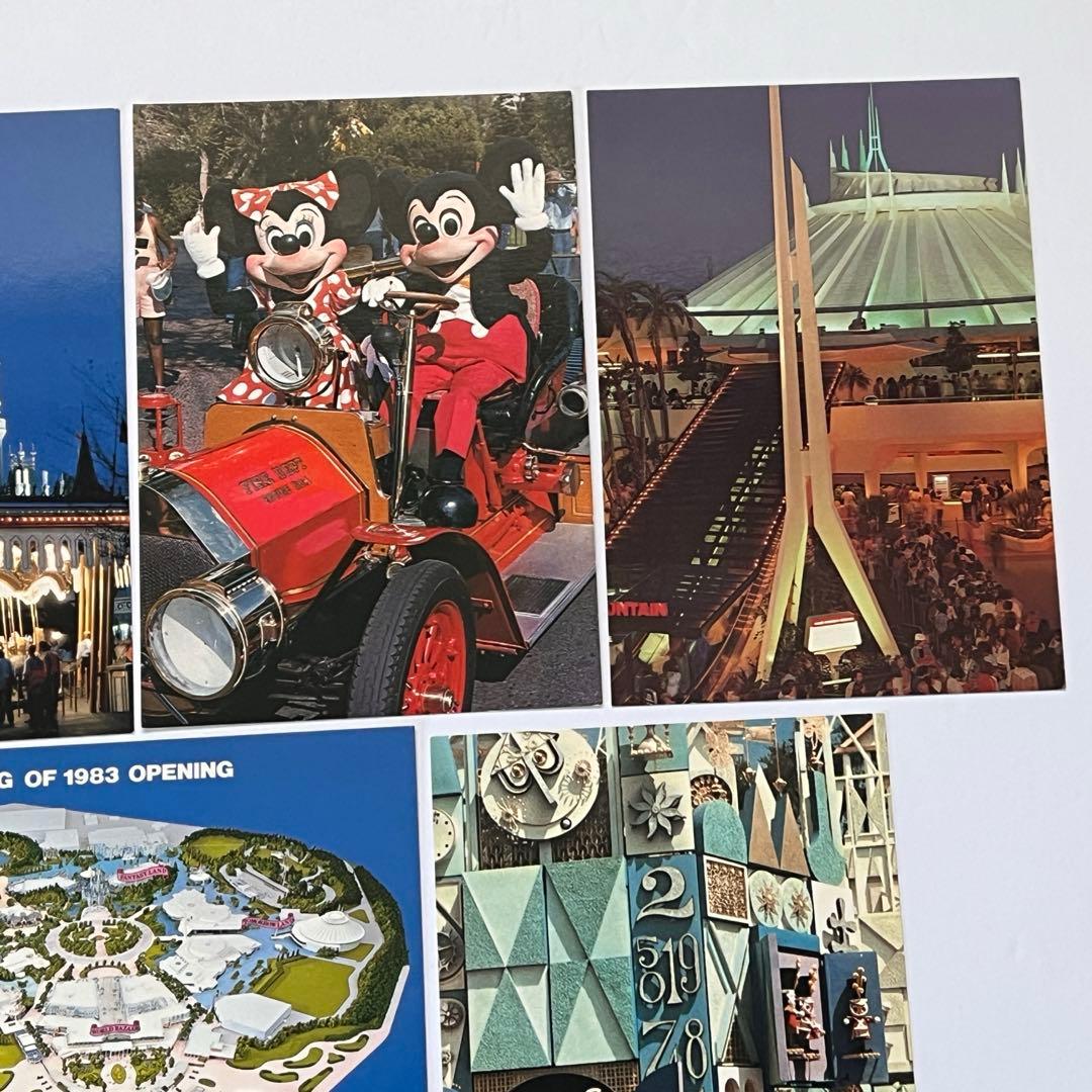 ディズニーランド オープン記念 ポストカード レトロ