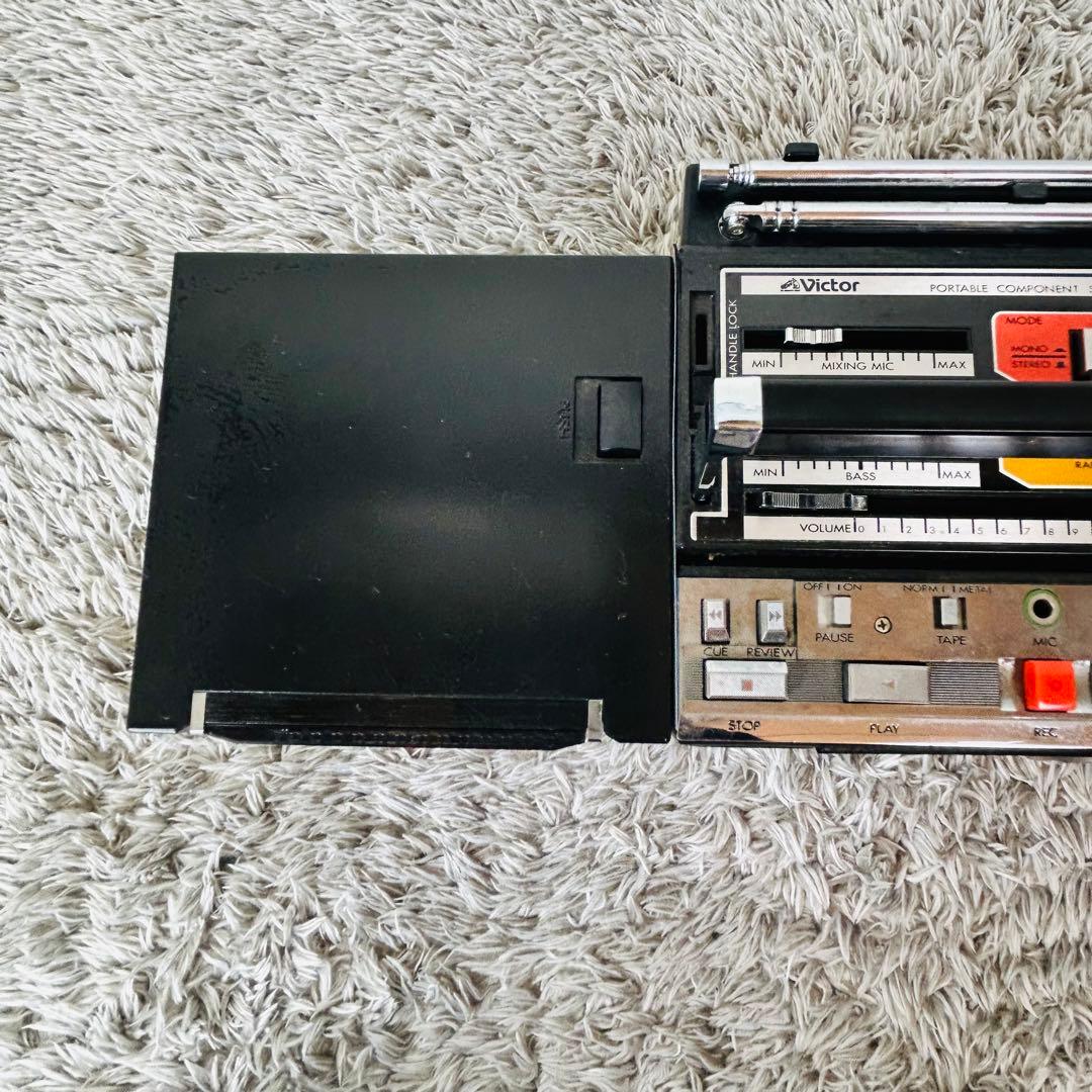 ビクター PC mini PC-R100 ラジカセ カセットデッキ ビンテージ - メルカリ
