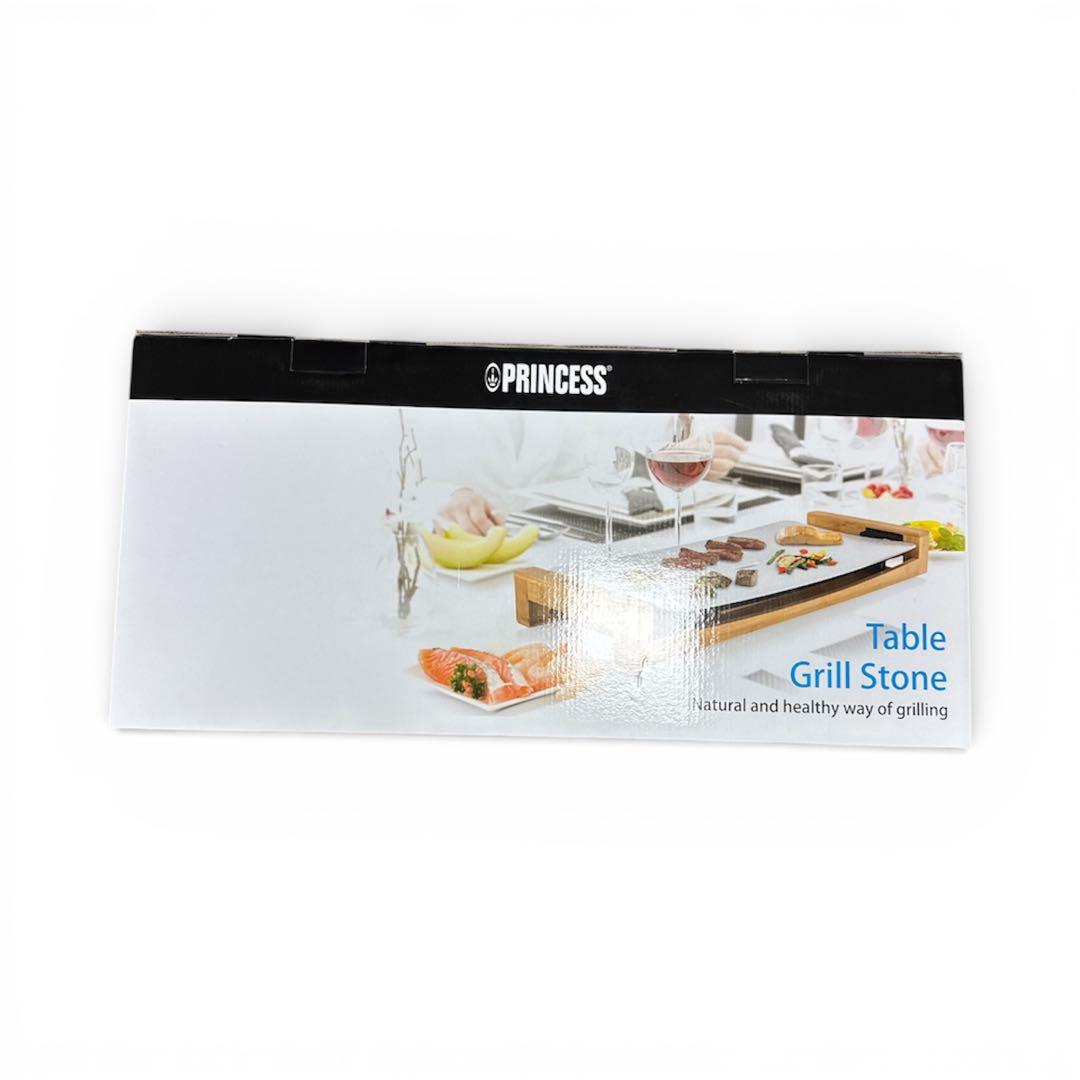 PRINCESS Table Grill Stone ホワイト Amazon | Princess テーブルグリルストーンホワイト ホットプレート