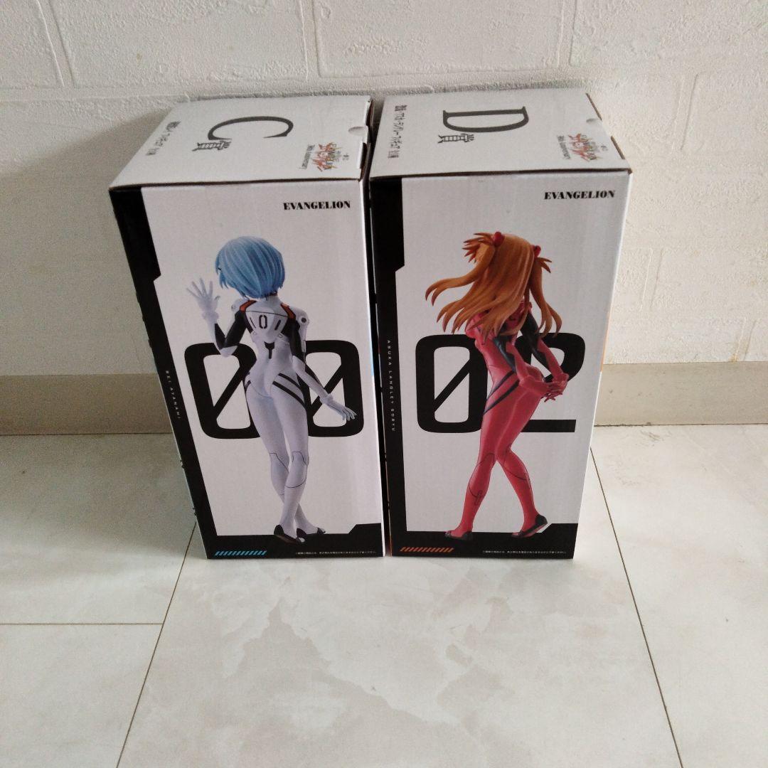 エヴァンゲリオン30周年1番くじ　アスカ レイ フィギュアセット　F賞コンプ