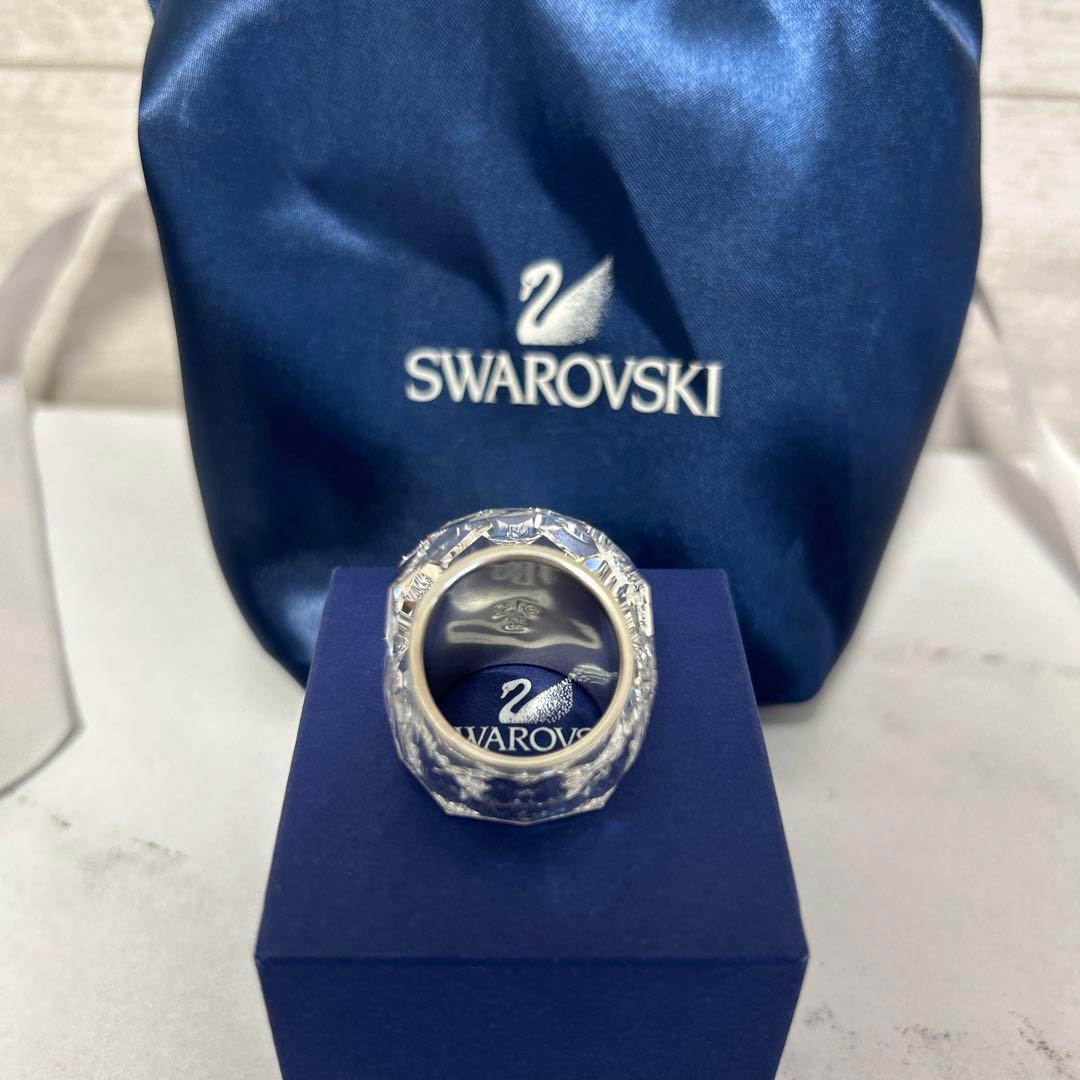 極美品 スワロフスキー リング ニルヴァーナ クリア サイズ58 正規品