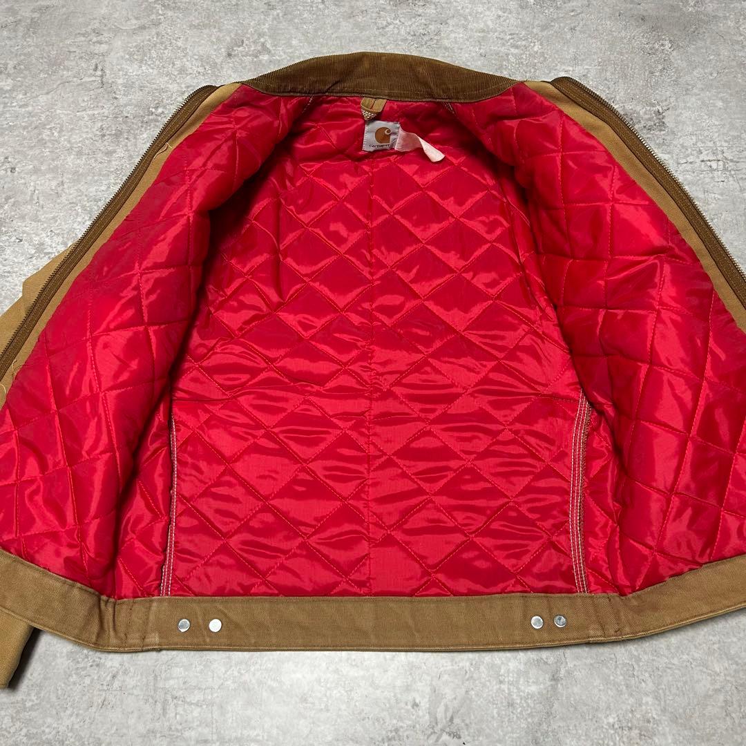 希少モデル】80s カーハート デトロイトジャケット USA製 赤