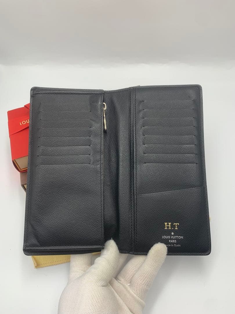 希少 RFID ルイヴィトン ポルトフォイユ ブラザ サンセット 長財布 P55