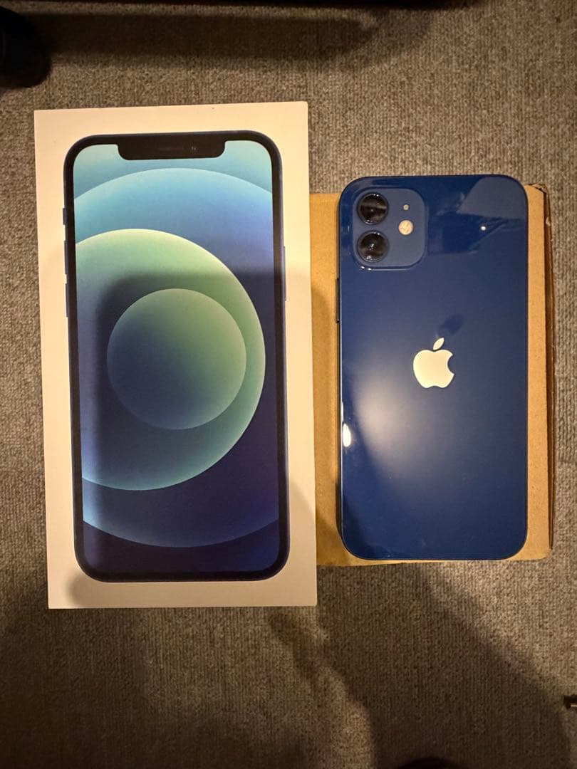iPhone 12 箱付き　美品 Amazon | 【整備済み品】 Apple iPhone 12 128GB ブルー SIMフリー