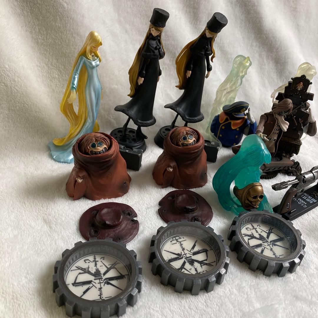 銀河鉄道999 キャプテンハーロック　メーテル　トチロー　フィギュアセット