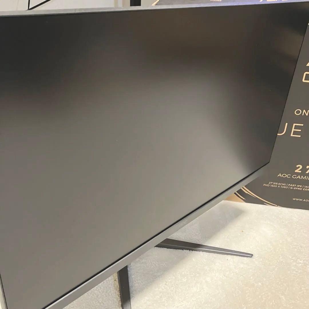 【極美品】AOC 27G4 IPSゲーミングモニター 180Hz 0.5ms