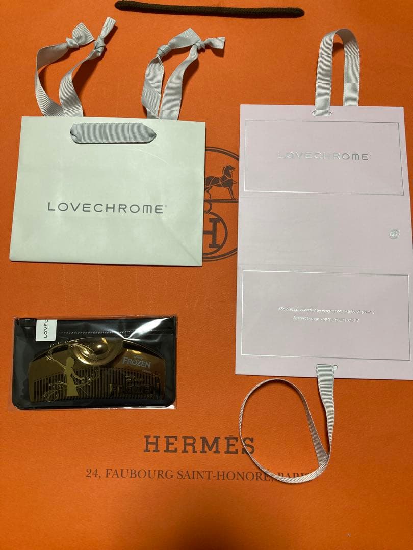 新品未使用　ラブクロム　ディズニー　アナと雪の女王　24金　ツキ ラブクロム『アナ雪』『ラプンツェル』などディズニー・アニメ映画の