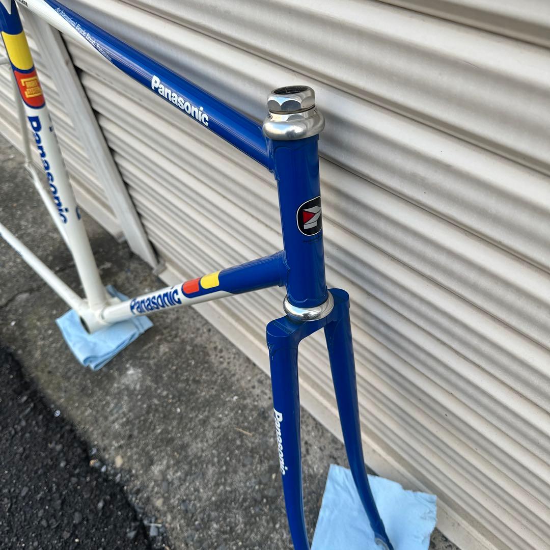 Panasonic レーサーカラー ピストバイク フレームセット njs - メルカリ