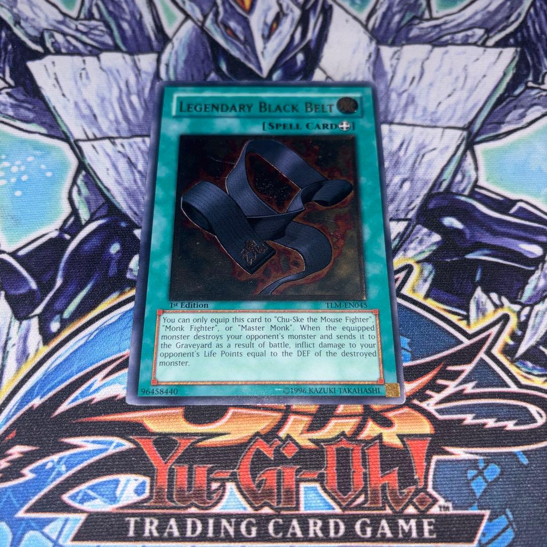 北米版 伝説の黒帯 1st レリーフ 深掘り個体 遊戯王 海外 英語 米