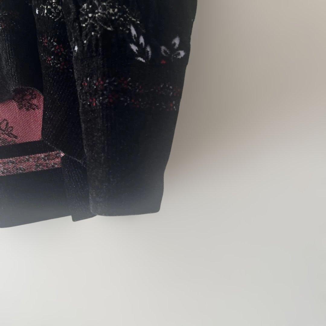 マメクロゴウチ フローラルモチーフニット ブラック 1 mame - メルカリ