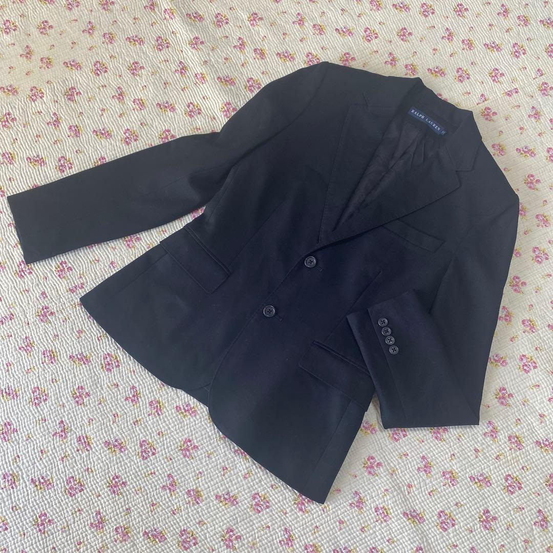 ラルフ ローレン 2ボタン パンツスーツ 11 W76 黒 就活 DMW - メルカリ