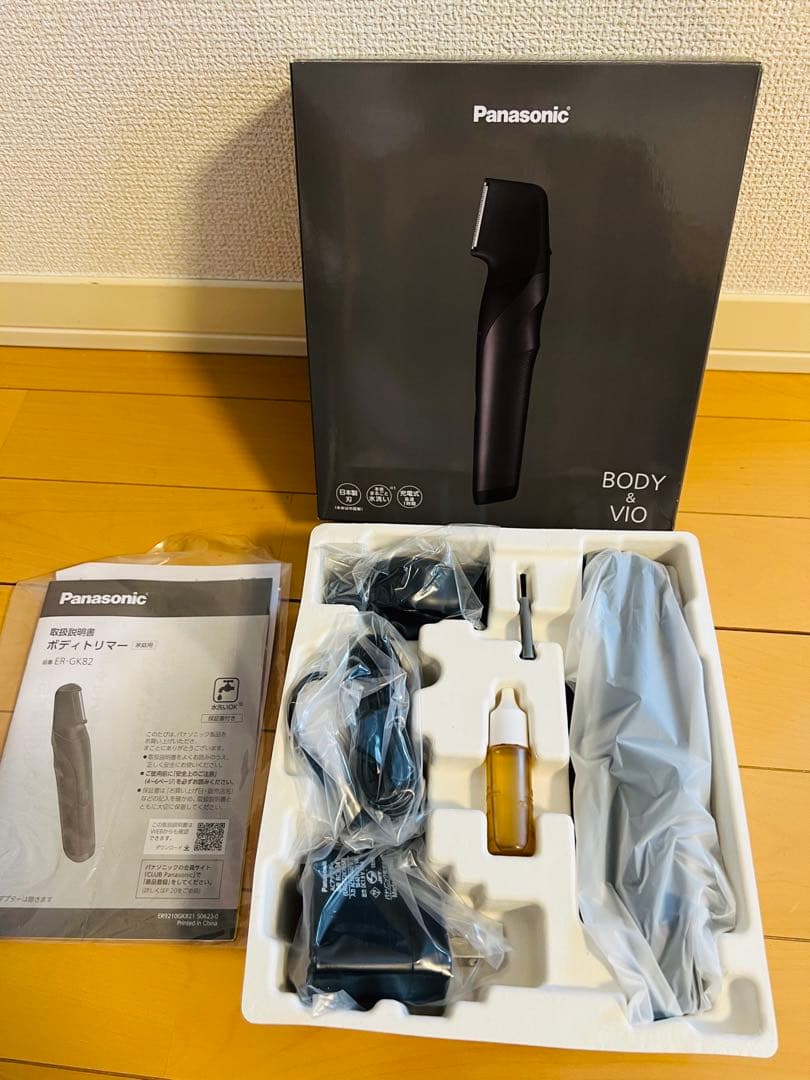パナソニック ER-GK82-K ボディトリマー 黒　なかにし パナソニック ボディトリマー ER-GK82‐Kをレビュー！クチコミ・評判を